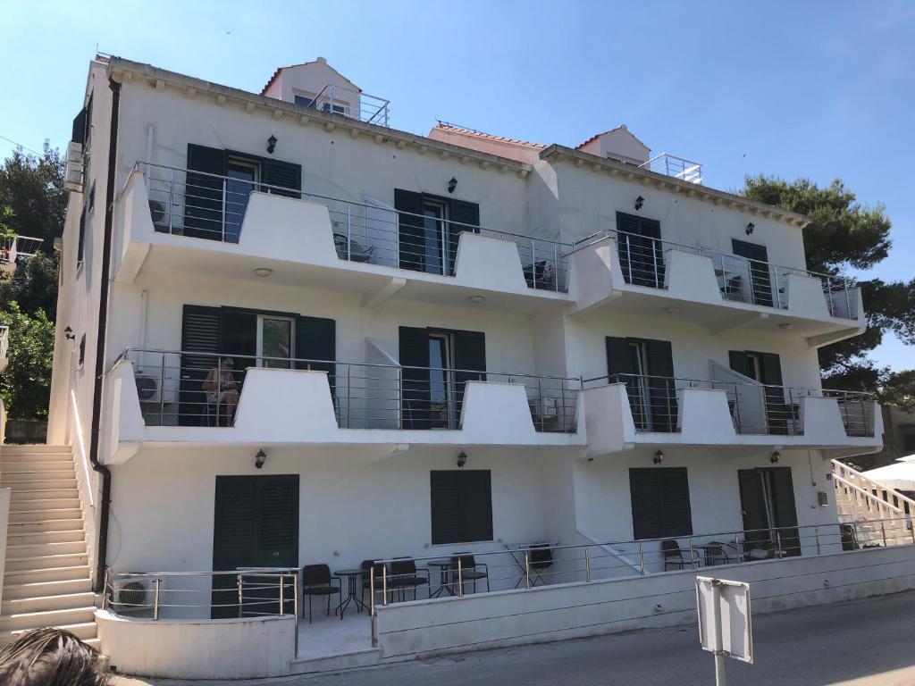 Villa Royal building with balconies in Cavtat